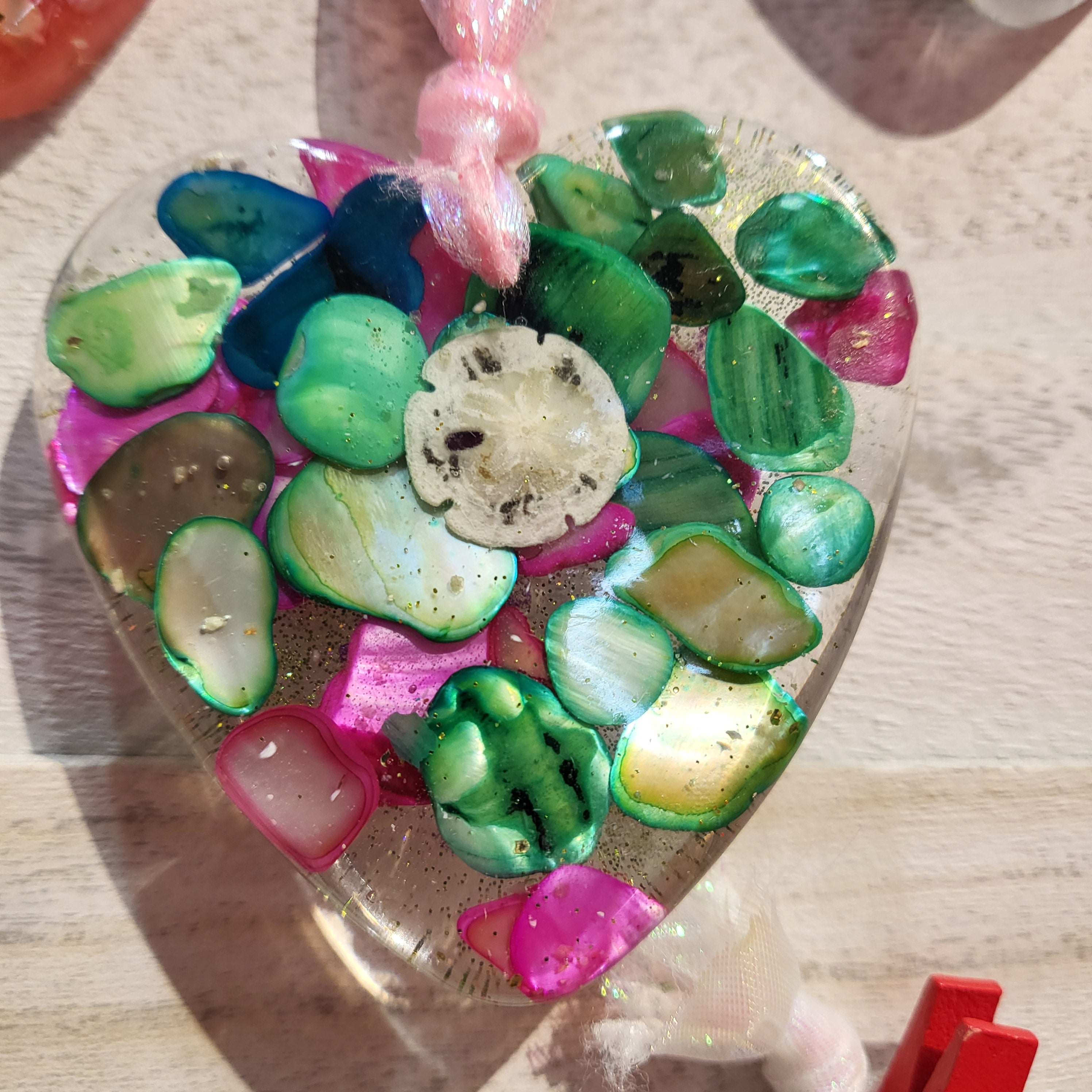 Heart of the Sea Crushed Shell Mixed Abalone with Sanddollar