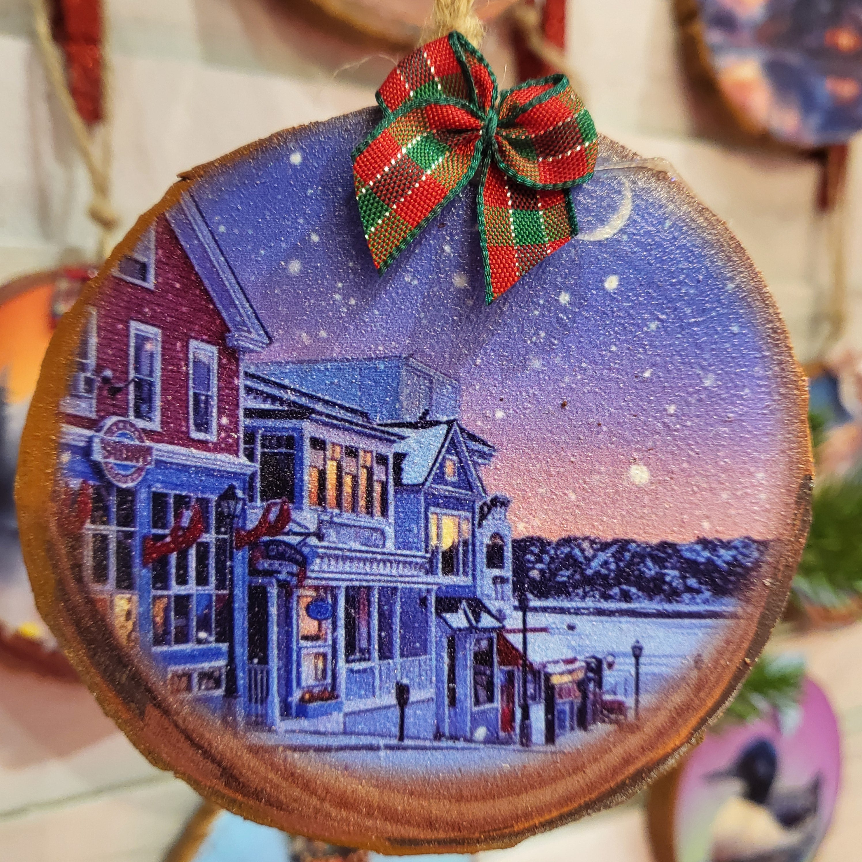 Bar Harbor Woodsie Art Ornament
